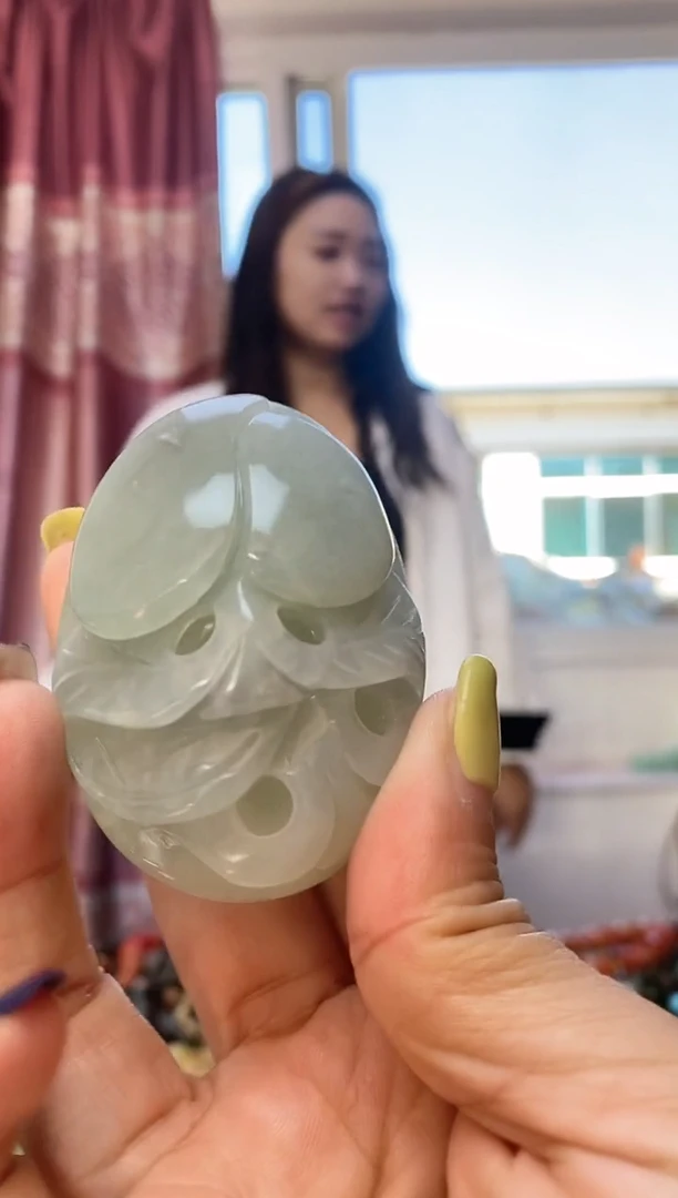 未镶嵌岫玉手把