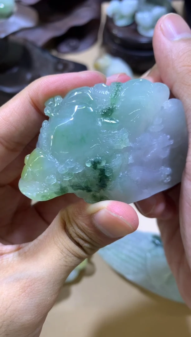 未镶嵌摆件翡翠用****3翡翠摆件