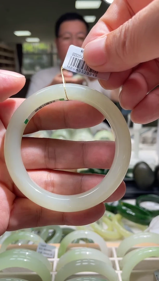 未镶嵌手镯和田玉59-60圈口 0349