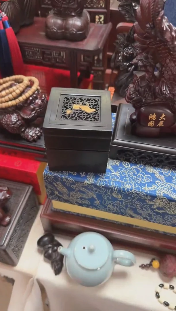 木紫光檀香炉淘多奇好物