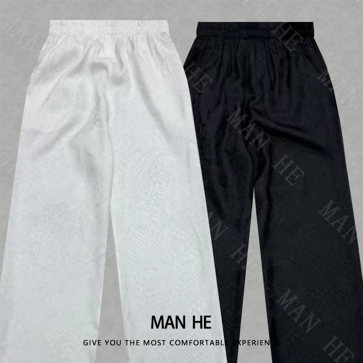 『江崖海水纹直筒裤』满赫出品-25089