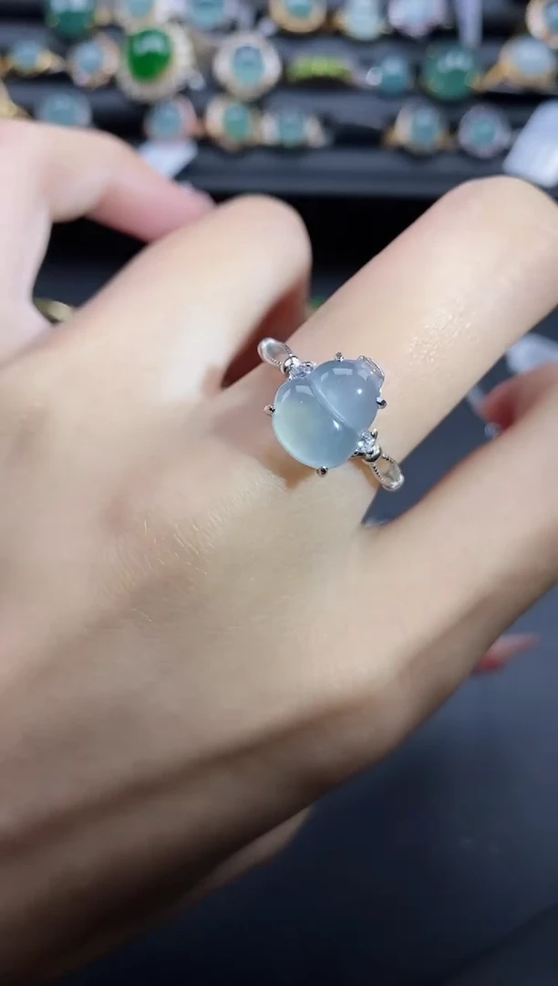 【闪购商品】翡翠戒指银S925镶嵌1111