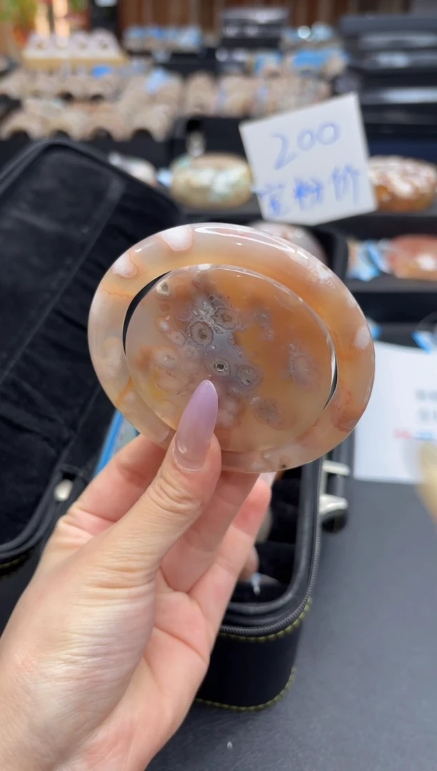 未镶嵌手镯石英质玉C556(62圈赠送镯心)