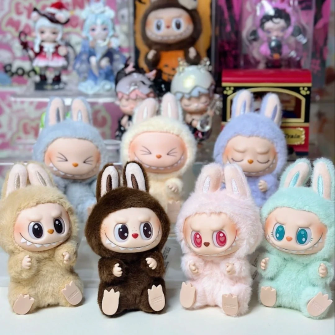 拉布布二代坐姿系列小玩偶尔