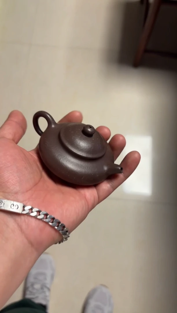 茶壶紫砂福利紫泥矮攀80毫升
