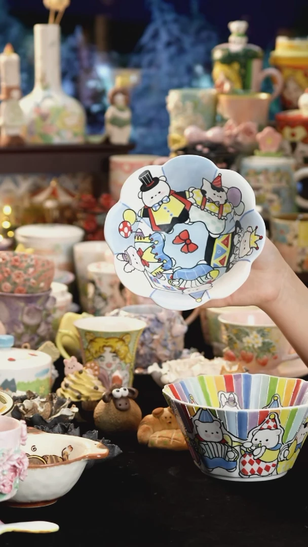 其他陶景德镇釉下彩手绘设计师款陶瓷