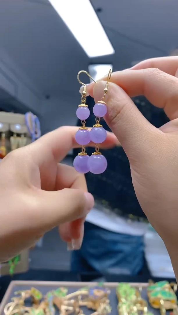 【闪购商品】玛瑙/玉髓耳饰合金31玛瑙耳饰