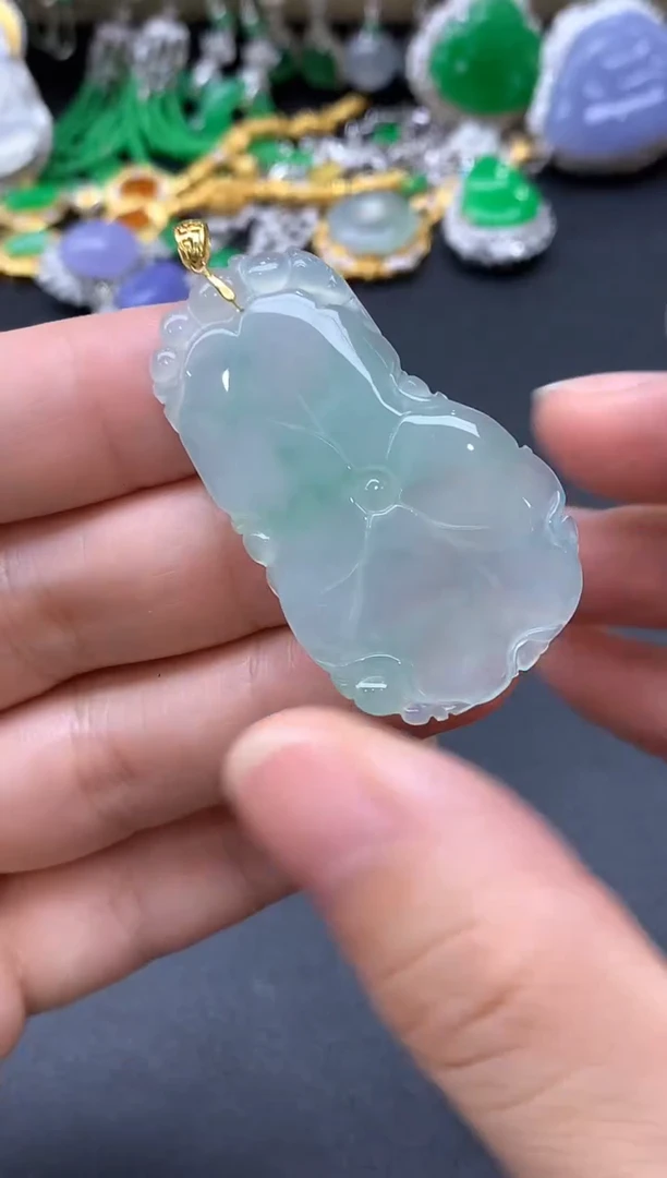 颈饰未镶嵌翡翠74-中国好珍宝