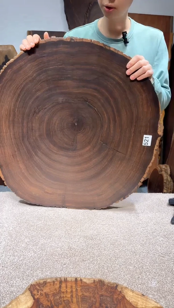 【闪购商品】风车木（黑檀木）尺寸64*65*4编号521