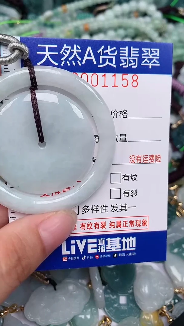 翡翠未镶嵌颈饰...0001158