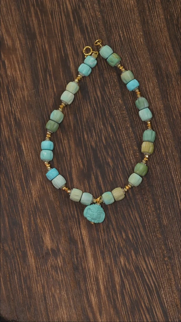 【闪购商品】绿松石手链18K金镶嵌多样性发货