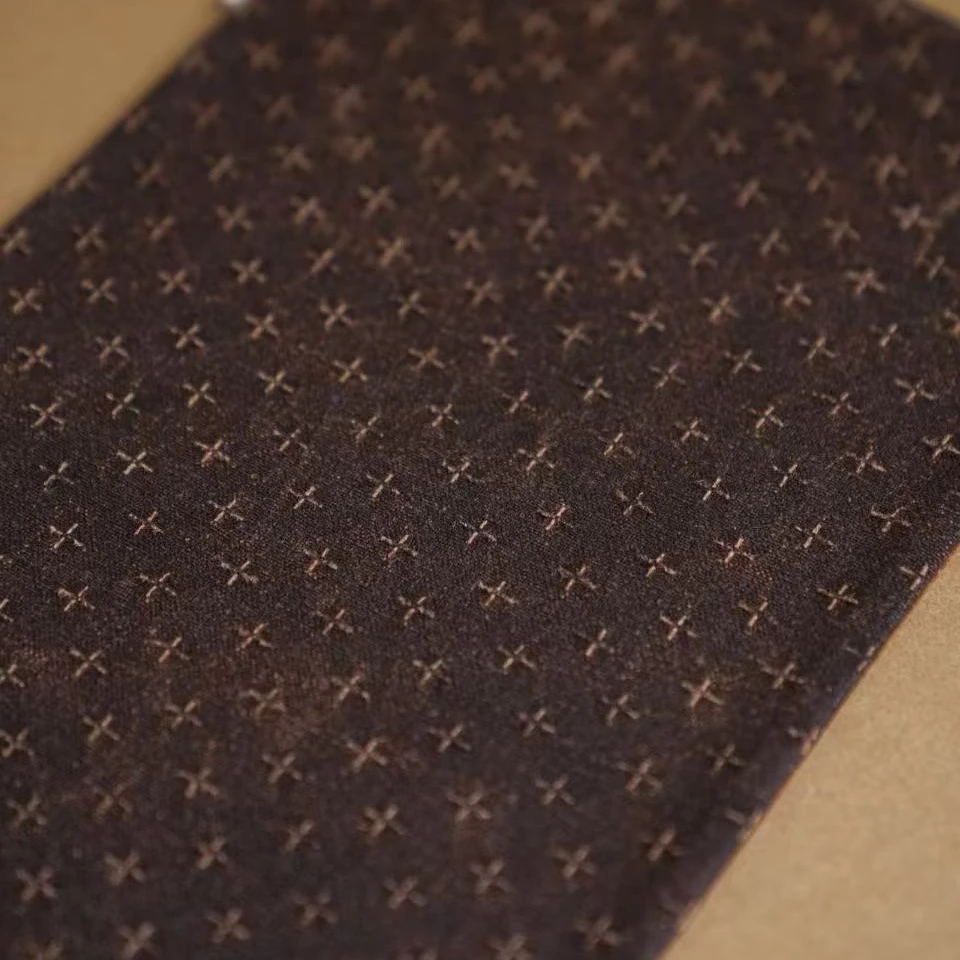 双面柞蚕丝茶席【十字纹】