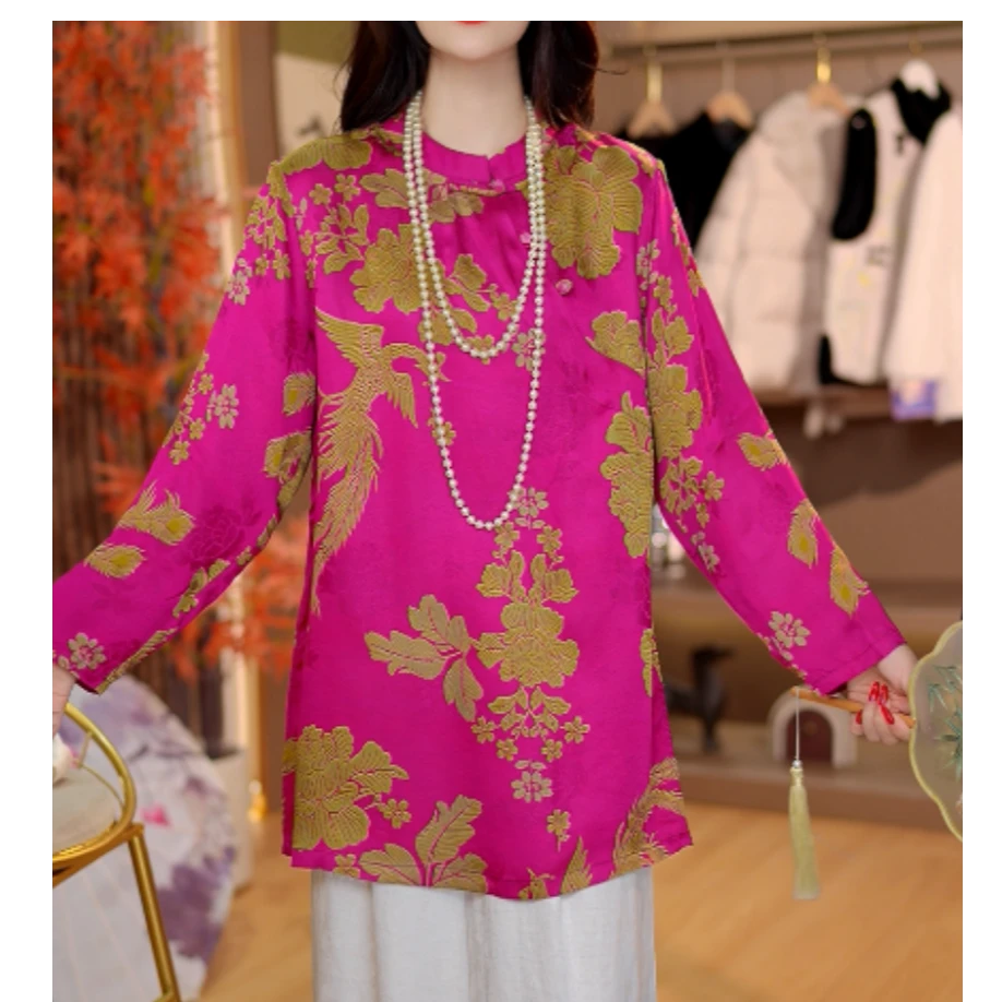 四月定制【绛雪惊鸿】新中式国风小衫211219