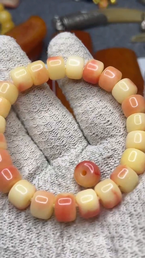 牛骨手串/手链1.2半血