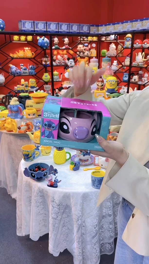 【闪购商品】1安琪3D陶瓷杯（原盒）