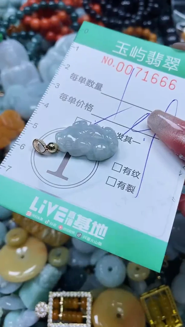 【闪购商品】翡翠颈饰未镶嵌闪购0071666多样性发其一