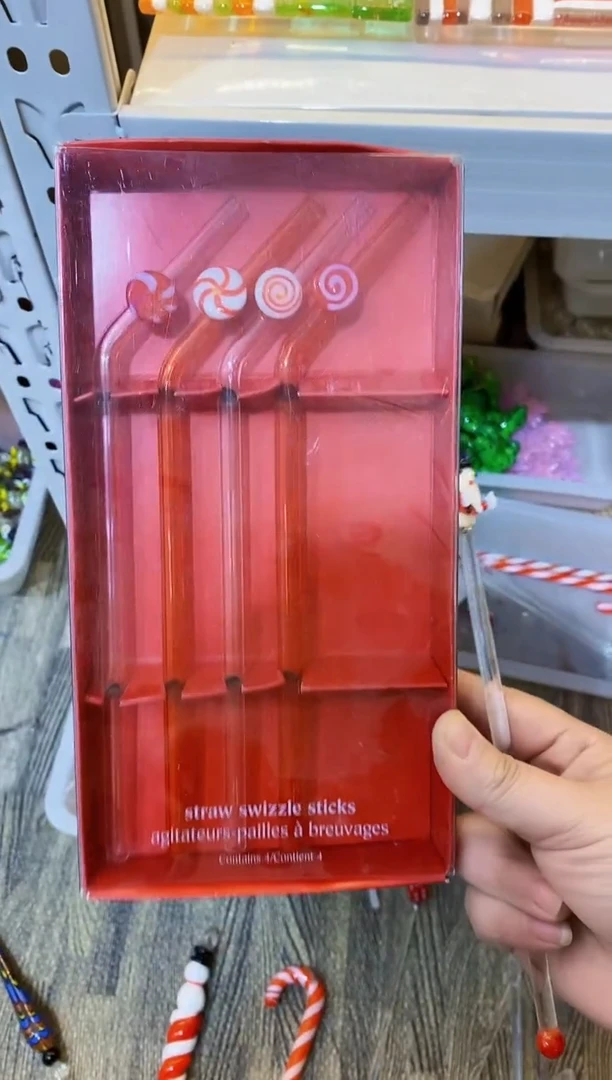 【闪购商品】琉璃手工艺品一盒吸管