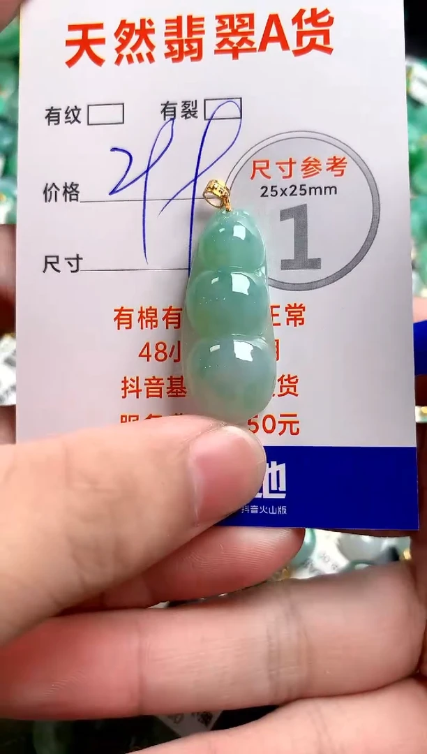 翡翠18K金镶嵌颈饰0027549434