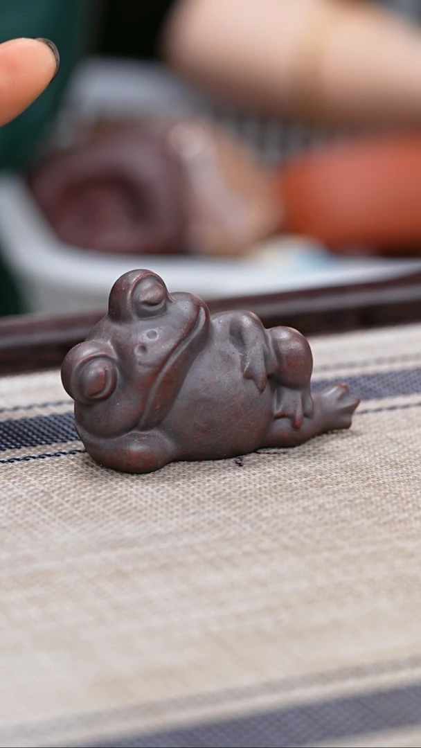 【闪购商品】紫砂茶壶茶周边 躺平蛙