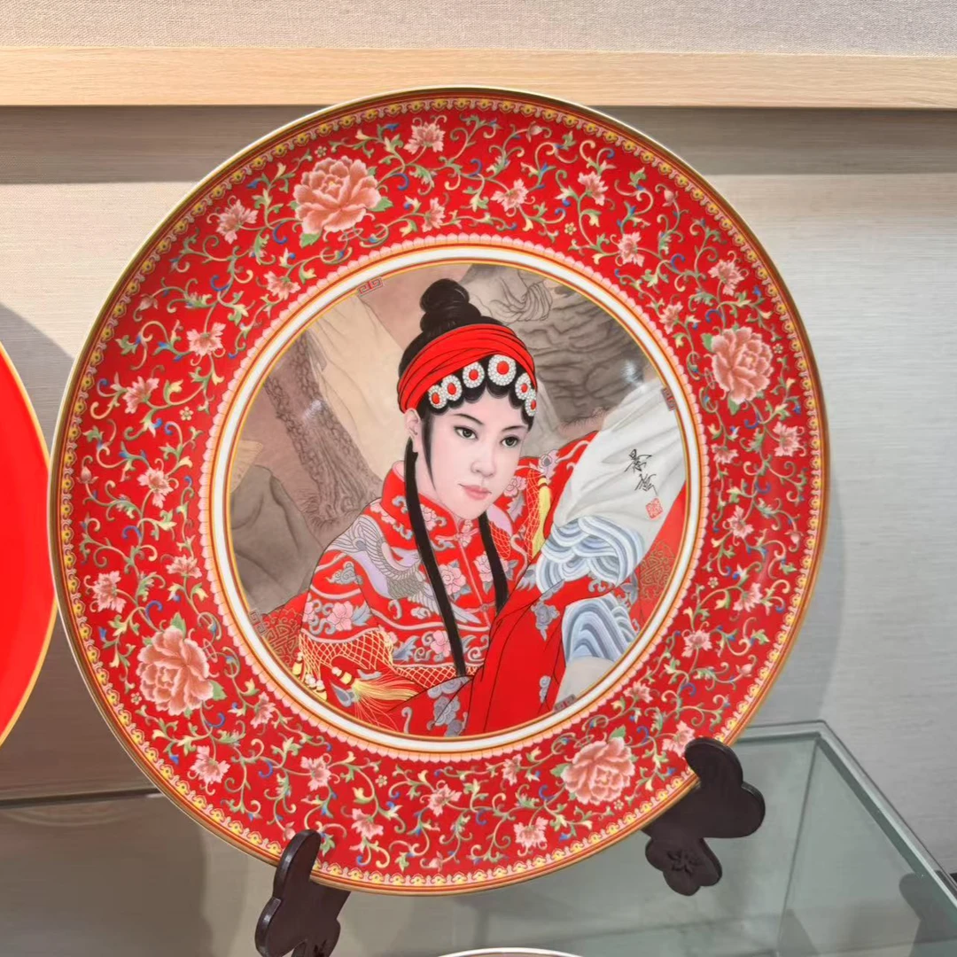 崔景哲-装饰坐盘-绘画