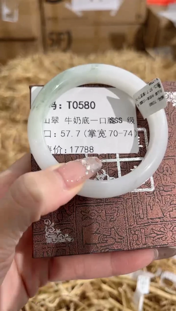 未镶嵌手镯石英质玉T0580