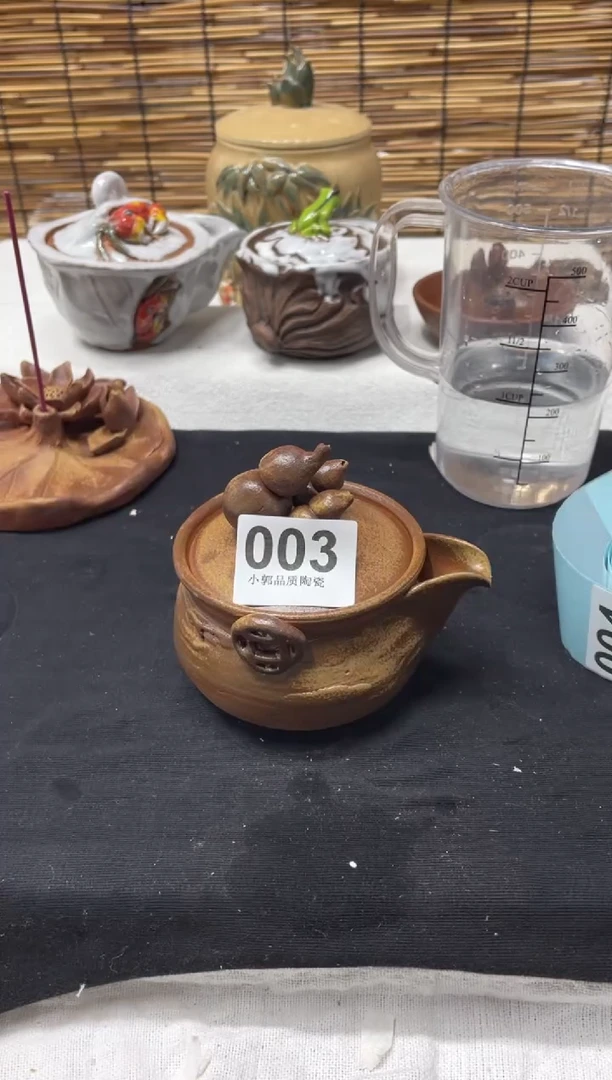 【闪购商品】杯003精美粗陶手工柴烧