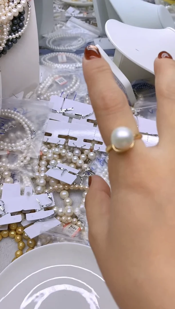 未镶嵌1淡水珍珠戒指