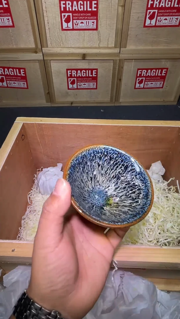 茶盏蓝孔雀斗笠主人杯精选