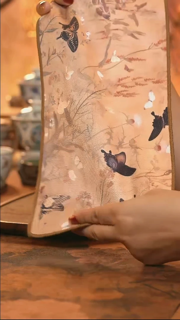 蝴蝶茶巾一条单个