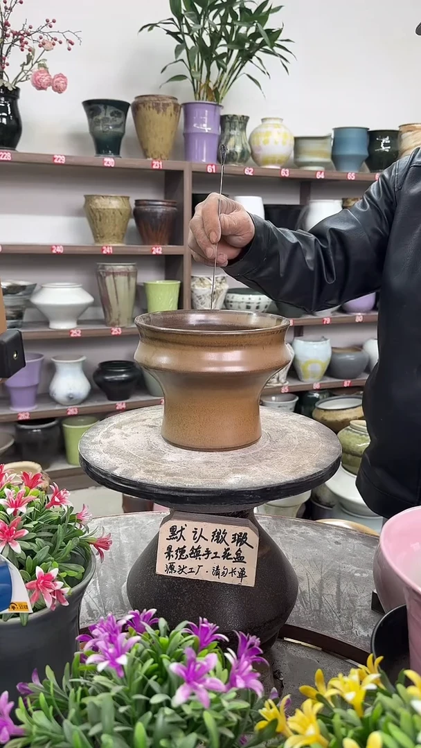 12-22-高14口17瑕-花盆