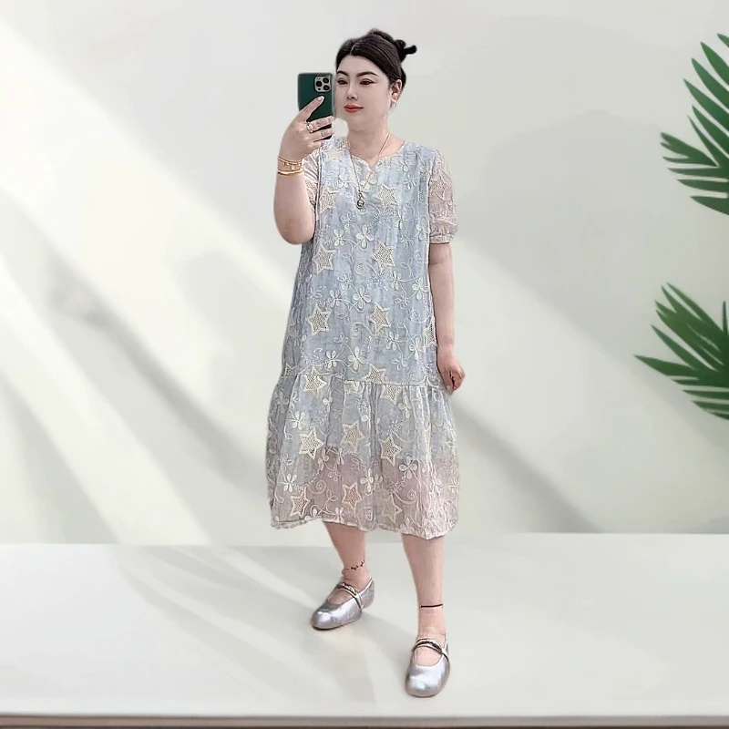 夏季款4187富家千金连衣裙