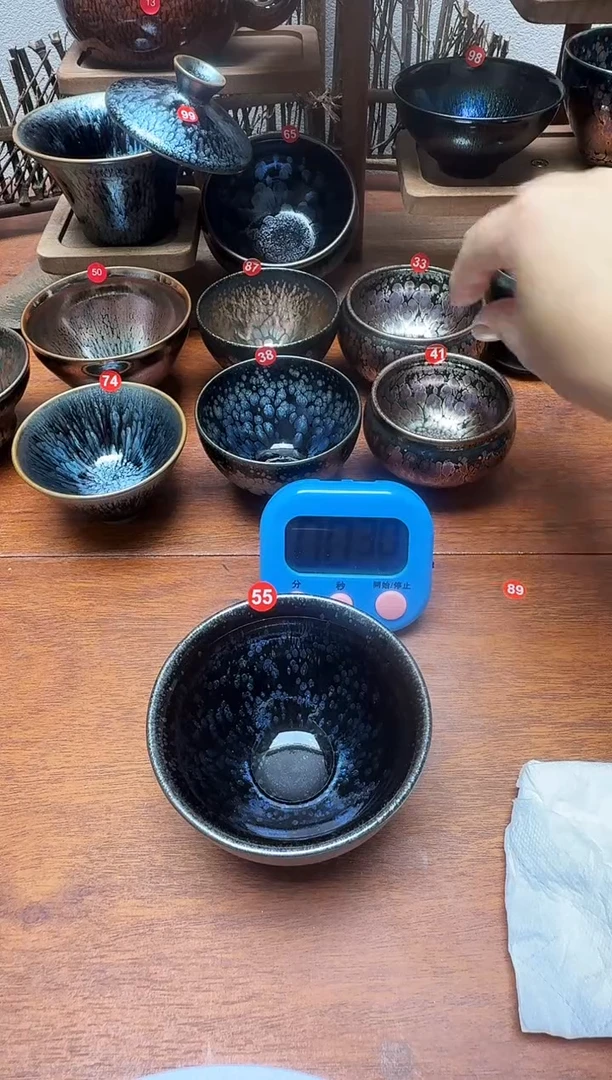 茶盏九**?55号建盏工匠茶器