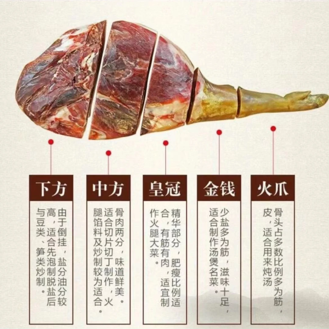 【云南火腿整支】甄选云南曲靖火腿品质整支发货工艺传统