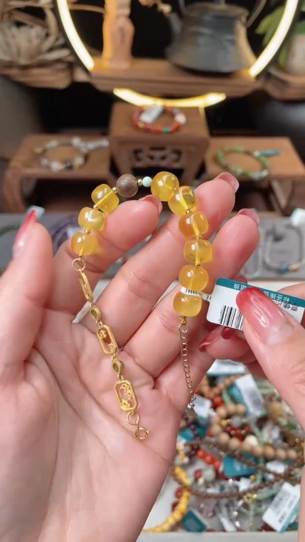 【闪购商品】琥珀手饰未镶嵌@@A221J013264