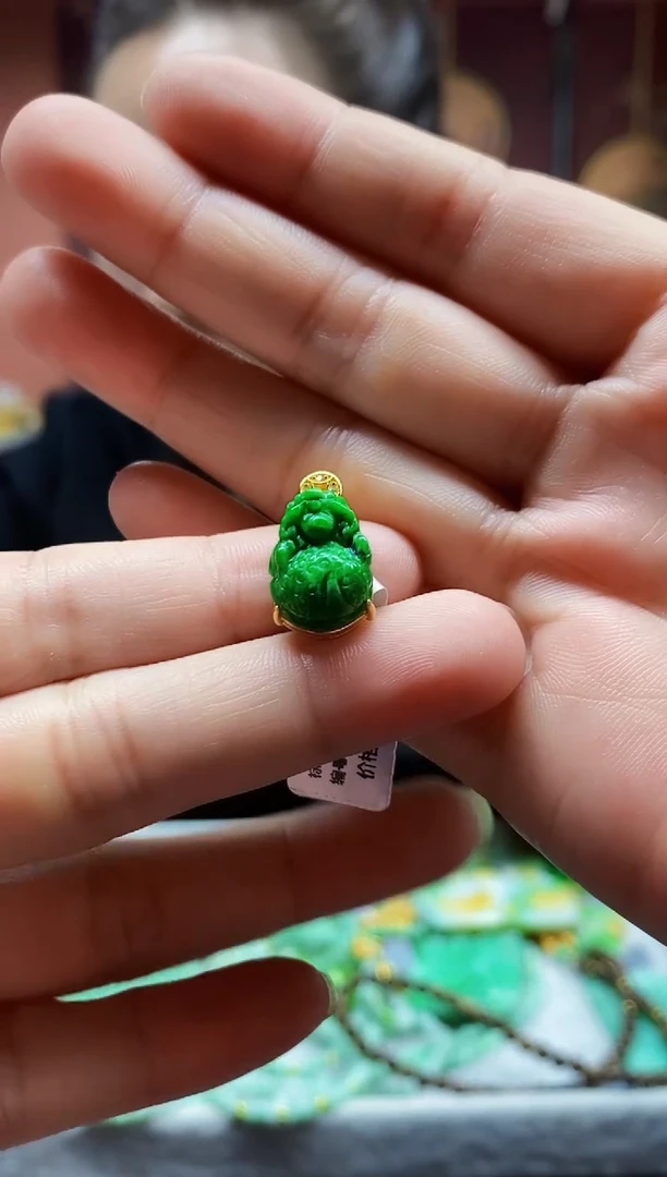 颈饰未镶嵌翡翠翡翠吊坠