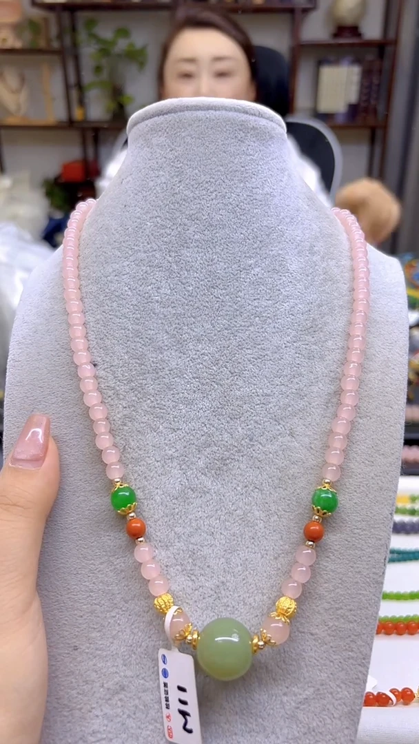 和田玉未镶嵌项链DIY款M11