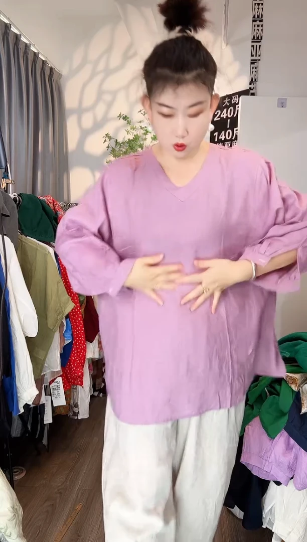 亚麻大码女装系列。