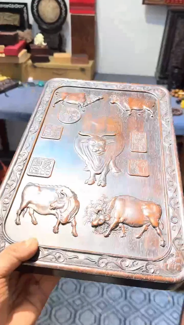 【闪购商品】木木艺五牛挂匾1111111111