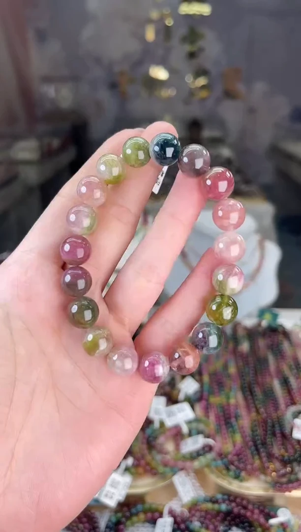 【闪购商品】碧玺/未镶嵌J10mm+碧玺单圈多样性发货