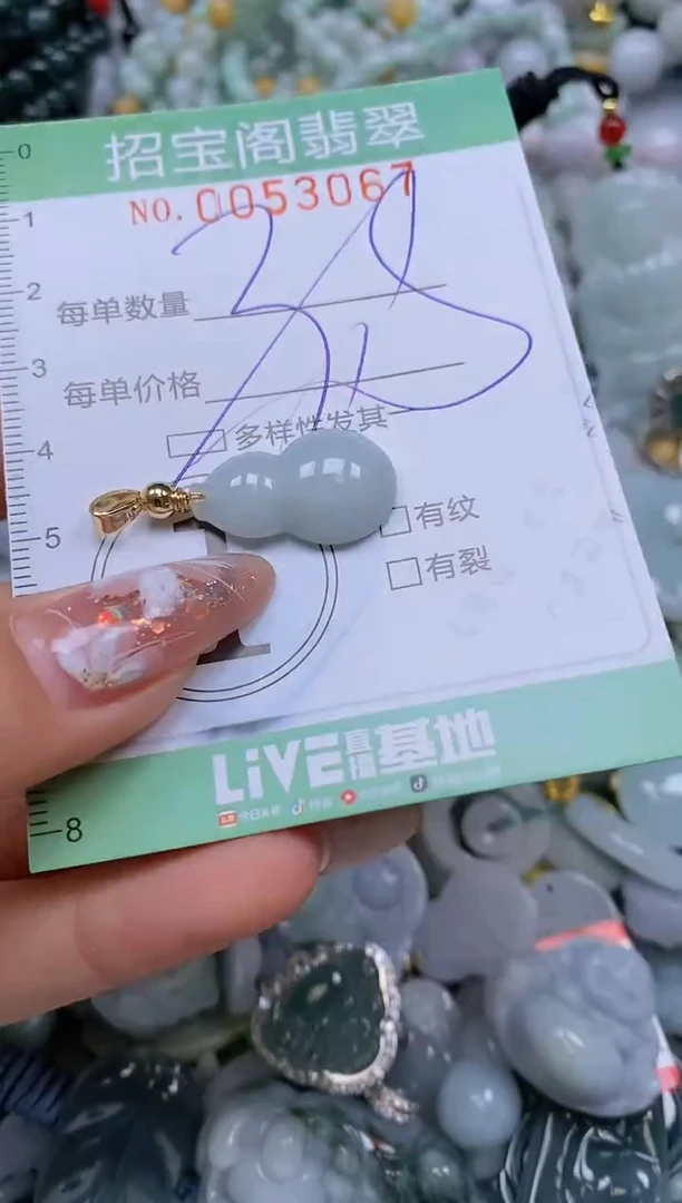 【闪购商品】翡翠颈饰未镶嵌闪购商品0053067多样性发其一