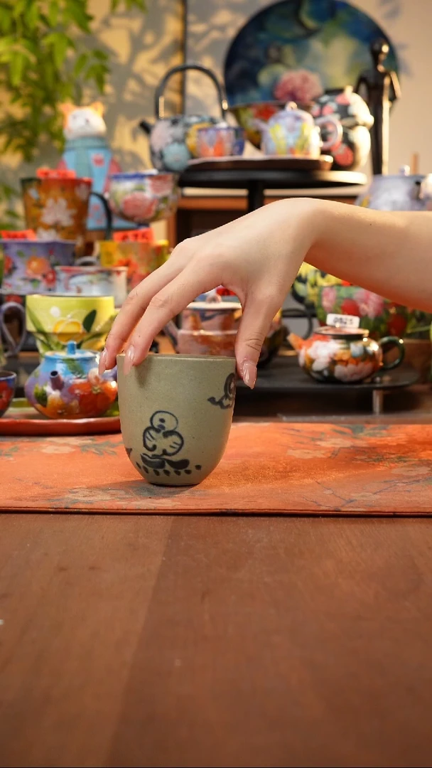 瓷片景德镇手工手绘590