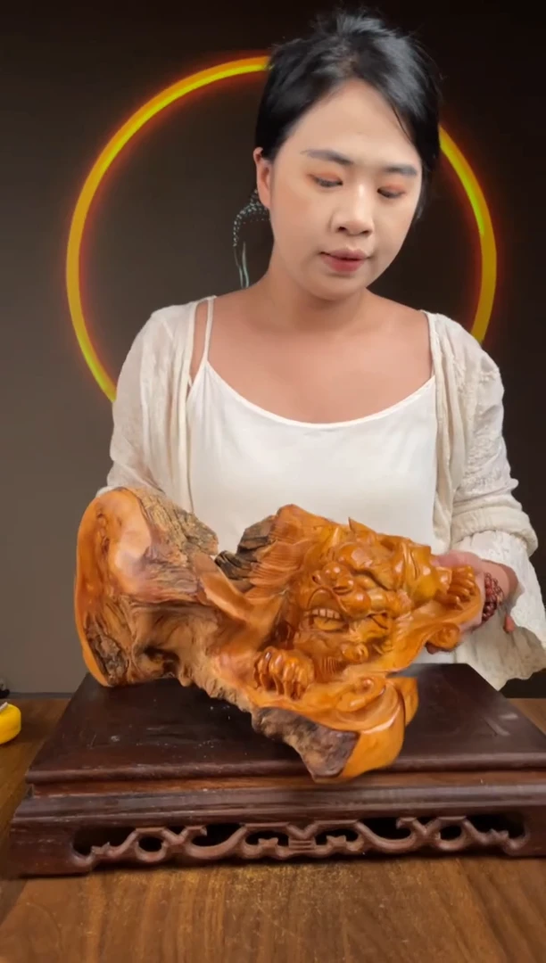 柏木（崖柏）手工摆件,先抢先得! 编号:221