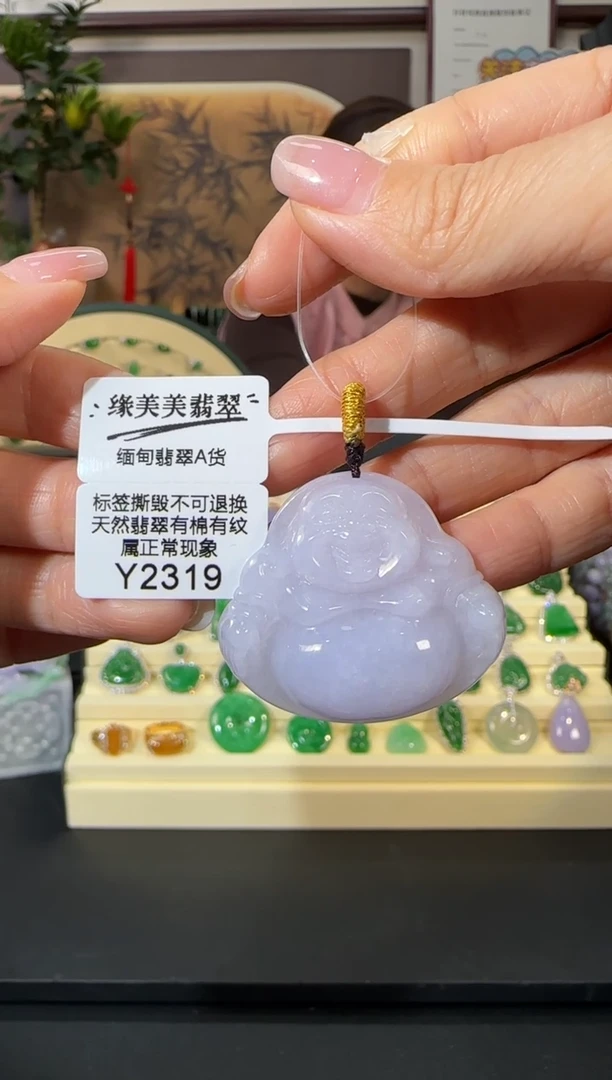 颈饰未镶嵌翡翠Y2319佛公福利价不退换