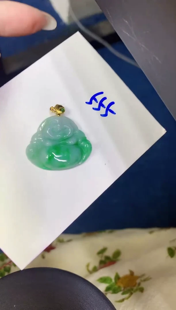 颈饰未镶嵌翡翠缅甸天然翡翠a货