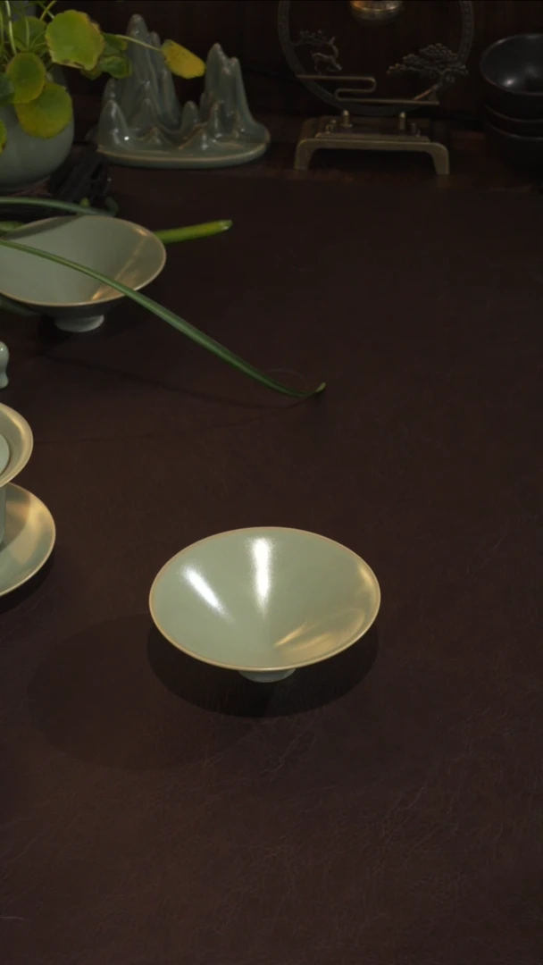 【闪购商品】杯宣宝汝瓷原矿原釉瑕疵