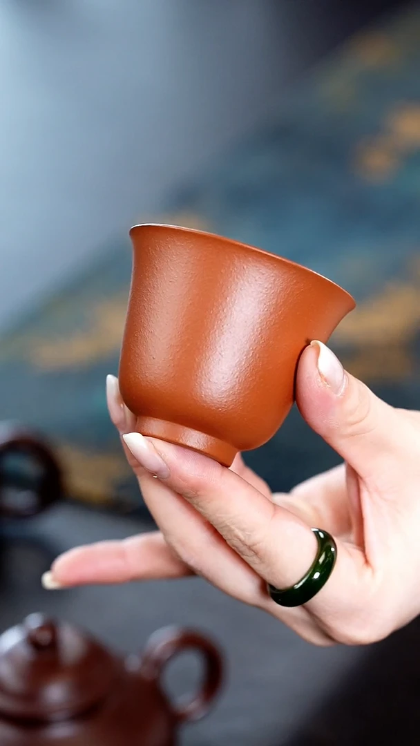 茶杯紫砂6宜兴紫砂杯子