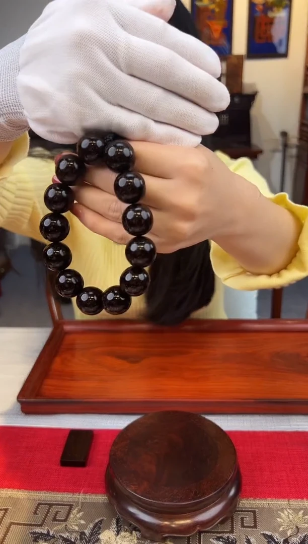 檀香紫檀（小叶紫檀）手串/手链手串1.8爆满金星