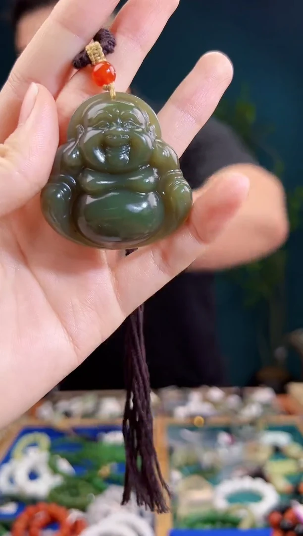 颈饰未镶嵌和田玉一物一证 拍一单发一个