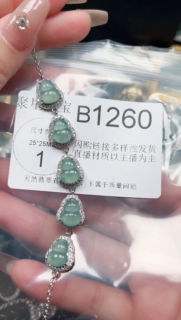 【闪购商品】翡翠颈饰未镶嵌赠皮绳1260