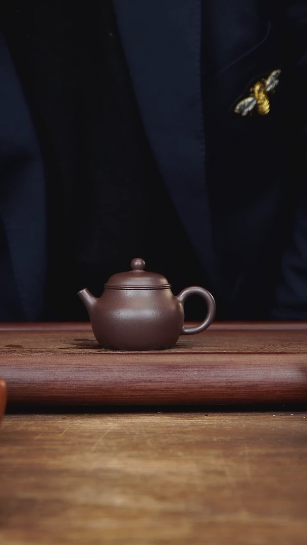 【闪购商品】紫砂茶壶子口微瑕 紫泥小壶